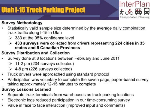 The Truck Parking Shortage - Trucking Industry Mobility and ...