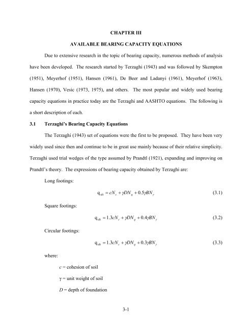 Updating Bearing Capacity – SPT Graphs - Maryland State Highway ...