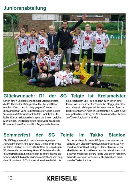 FUSSBALL - SG Telgte 1919 e.V.