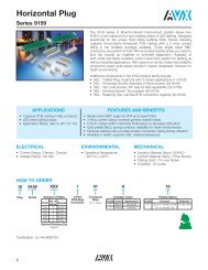 Horizontal Plug - AVX