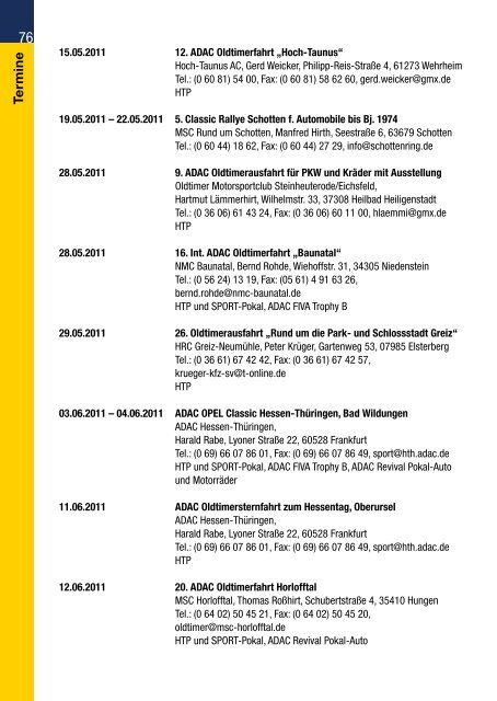 Motorrad-Event 2011 - ADAC Ortsclub-Portal