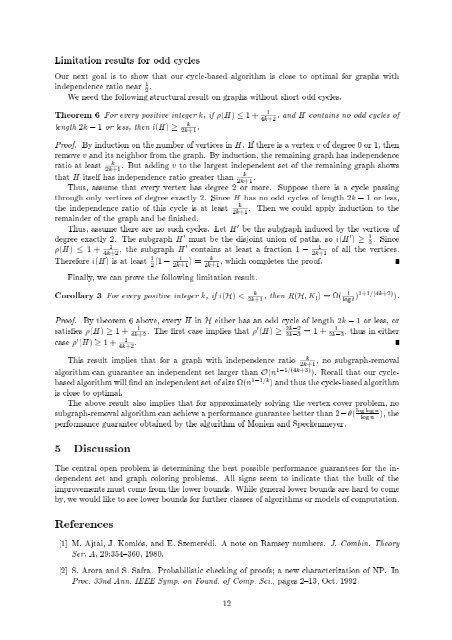 Approximating Maximum Independent Sets by Excluding Subgraphs 1
