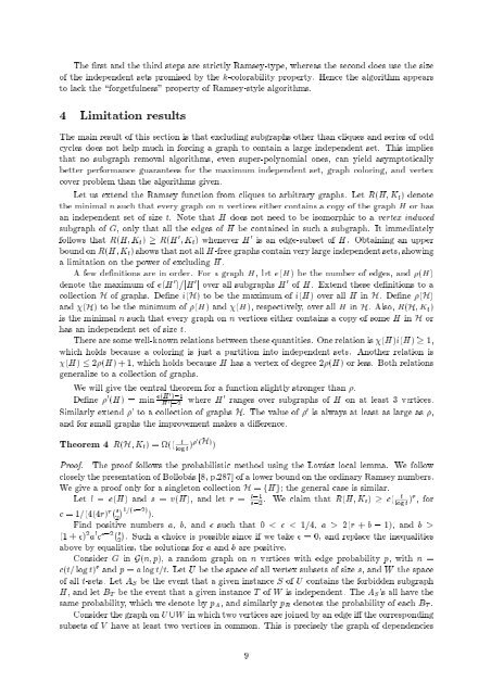 Approximating Maximum Independent Sets by Excluding Subgraphs 1