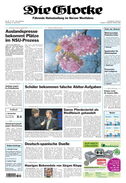 Auslandspresse bekommt Plätze im NSU-Prozess - e-paper-Login