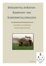 Nährstoff - Höhere Lehranstalt für Umwelt und Wirtschaft