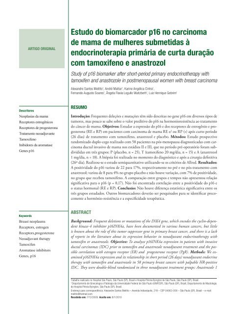 RBM - Volume 20, Número 1, Jan-Mar 2010 - Sociedade Brasileira ...