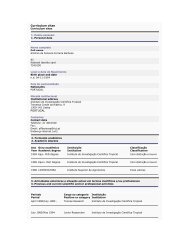 Curriculum vitae PORTUGAL - IICT