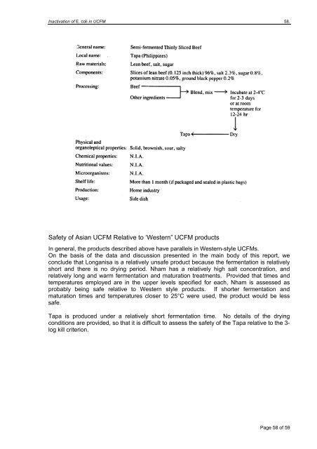 Download "Predicting E. coli inactivation in uncooked comminuted ...