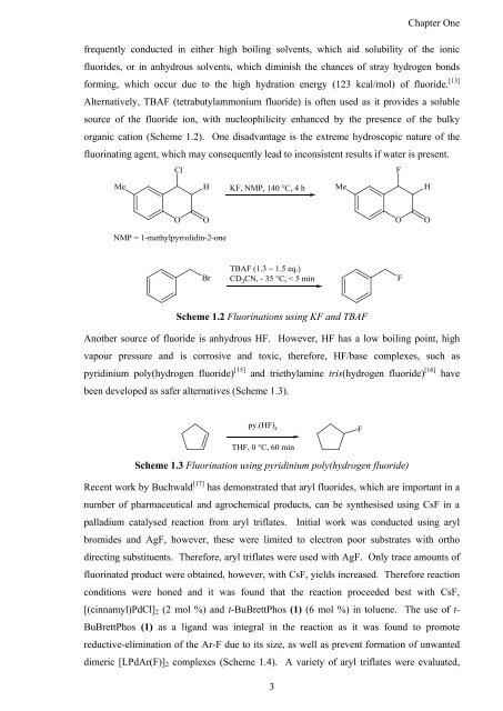 Synthesis and Comparison of the Reactivity of Allyl Fluorides and ...