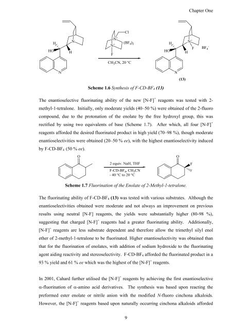 Synthesis and Comparison of the Reactivity of Allyl Fluorides and ...