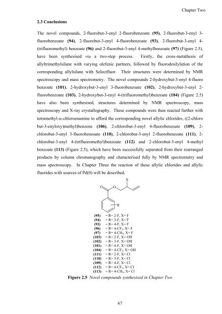 Synthesis and Comparison of the Reactivity of Allyl Fluorides and ...