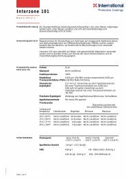 Interzone 101 - International Paint Protective Coatings