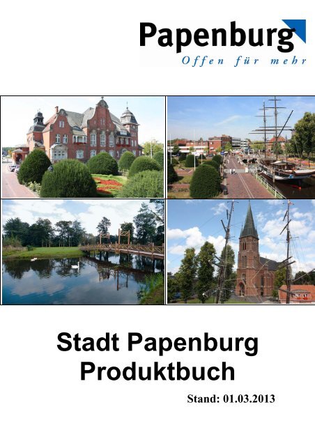 Stadt Papenburg Produktbuch