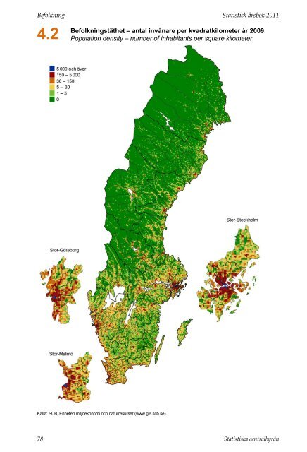 Befolkning (pdf) - Statistiska centralbyrån