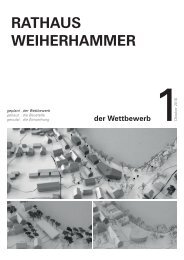 RATHAUS WEIHERHAMMER - Schober Architekten und Stadtplaner