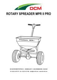 ROTARY SPREADER MPR II PRO - DCM