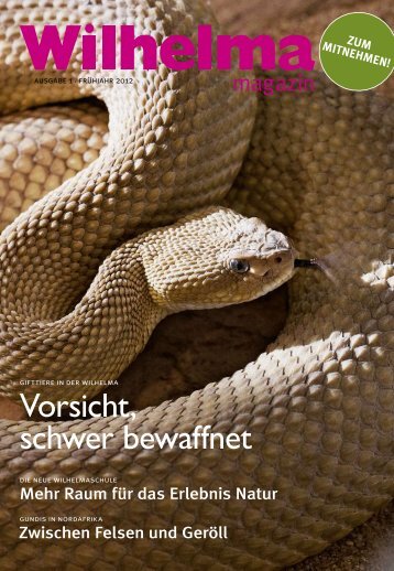 Vorsicht, schwer bewaffnet - Wilhelma