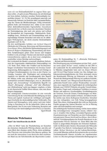 Denkmalpflege Informationen Nr. 156 (November 2013)