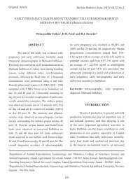 Early pregnancy diagnosis by transrectal ultrasonography