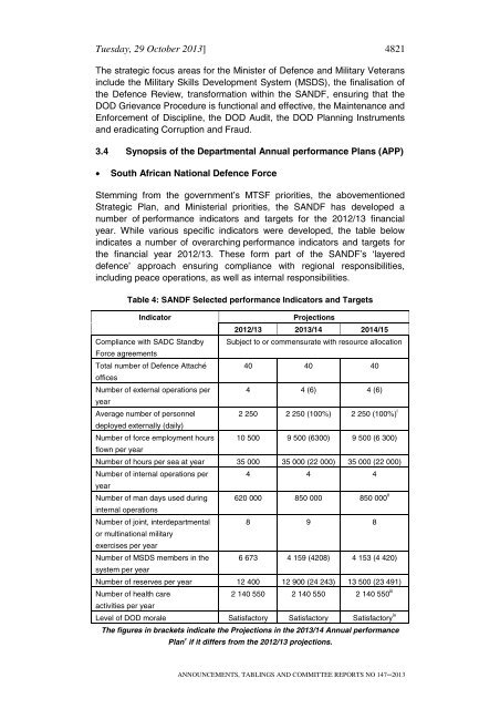 announcements, tablings and committee reports - Parliament of ...