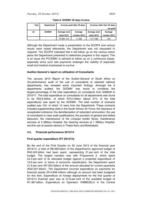 announcements, tablings and committee reports - Parliament of ...