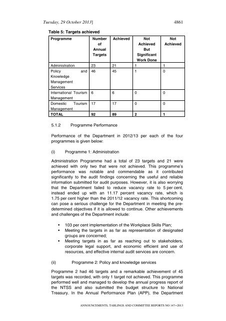 announcements, tablings and committee reports - Parliament of ...