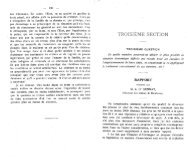 TROISIÈME SECTION