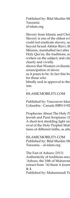 Sects of Islam - Islamic Mobility