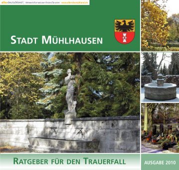 Ratgeber für den Trauerfall.pdf - Stadt Mühlhausen