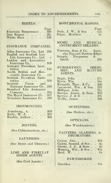 Dumfries and district post office directory ... for 1911 and 1912