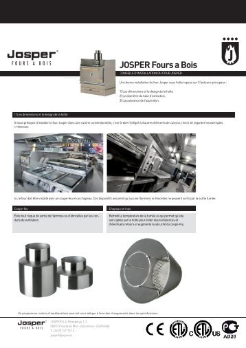 JOSPER Fours a Bois