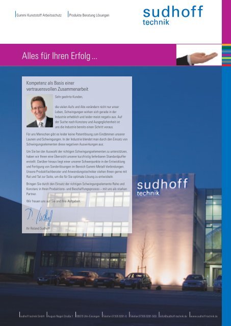Katalog Schwingungstechnik (ca. 2 MB) - sudhoff technik GmbH