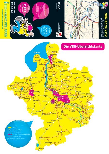 VBN-Karte 2012 Jugend-FreizeitTicket - Der VBN