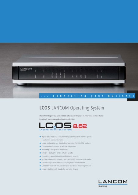 LCOS LANCOM Operating System - LANCOM Systems