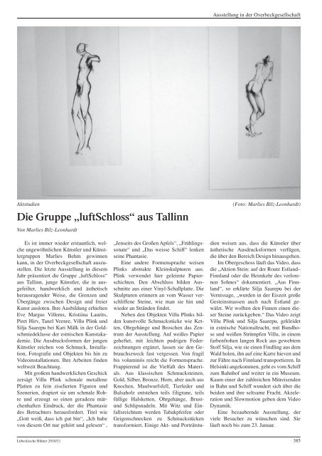 21_LB175.pdf - Lübeckische Blätter