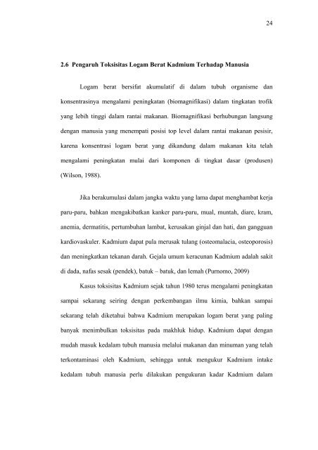 STUDI KANDUNGAN LOGAM BERAT KADMIUM (Cd) PADA ...