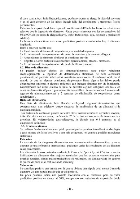 Alergia alimentaria y reacciones adversas a alimentos - Asociación ...