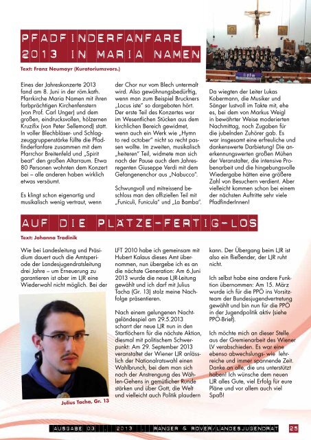 GUT PFAD 03/2013 - PDF - Wiener Pfadfinder und Pfadfinderinnen