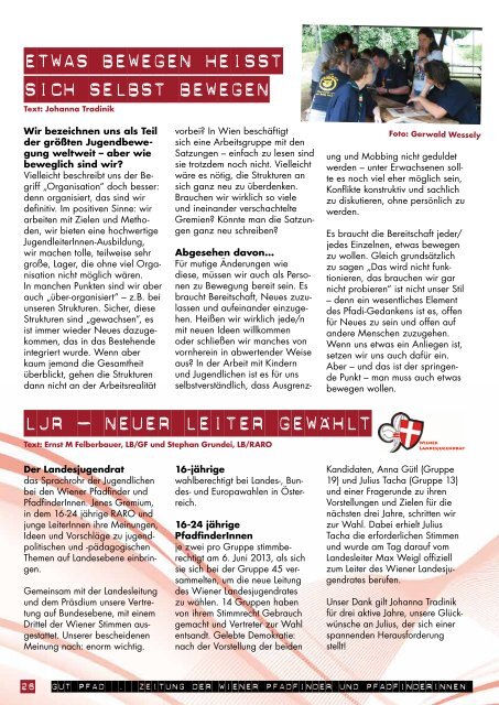 GUT PFAD 03/2013 - PDF - Wiener Pfadfinder und Pfadfinderinnen