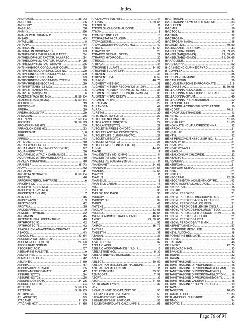 L.A. Care Covered Drug Formulary (pdf)