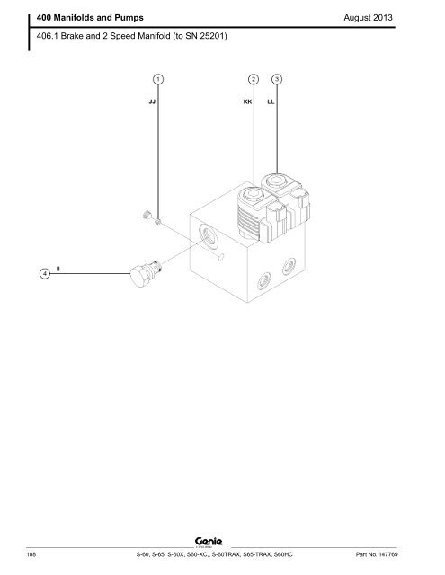 from SN 21001, S-60 / S-65 (PN 147769) - Genie