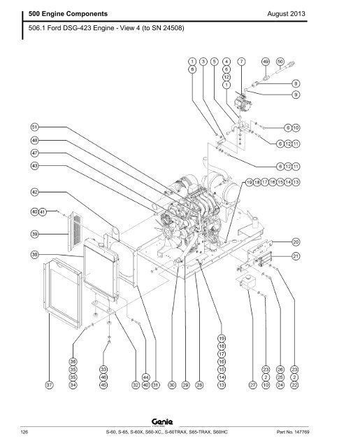 from SN 21001, S-60 / S-65 (PN 147769) - Genie