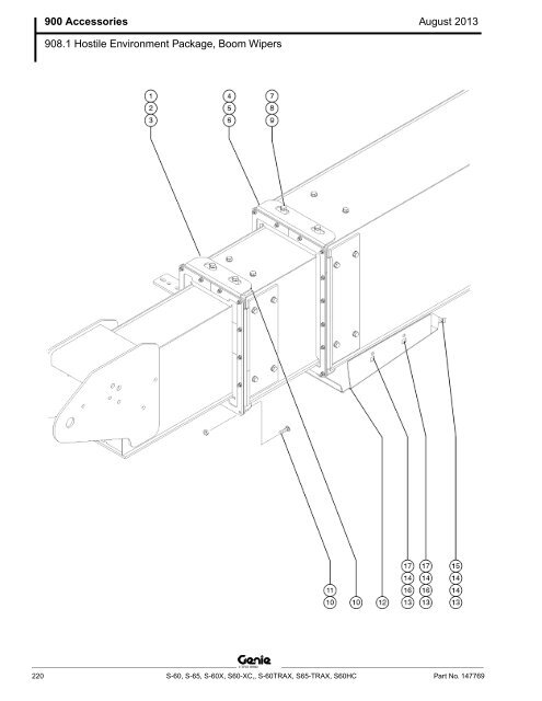 from SN 21001, S-60 / S-65 (PN 147769) - Genie