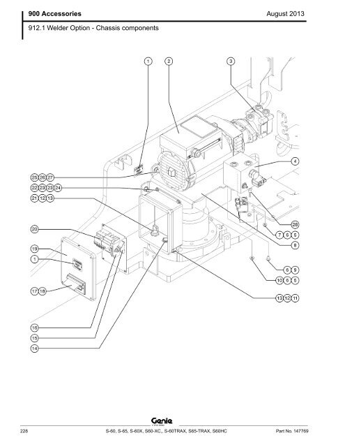 from SN 21001, S-60 / S-65 (PN 147769) - Genie