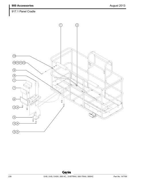 from SN 21001, S-60 / S-65 (PN 147769) - Genie