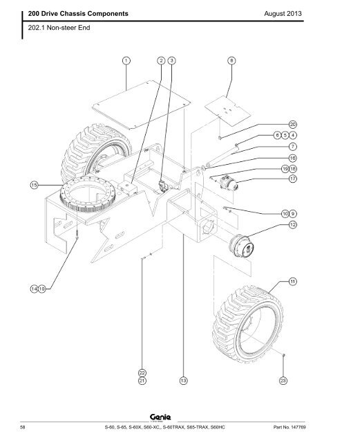 from SN 21001, S-60 / S-65 (PN 147769) - Genie