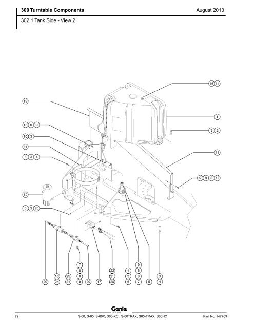 from SN 21001, S-60 / S-65 (PN 147769) - Genie