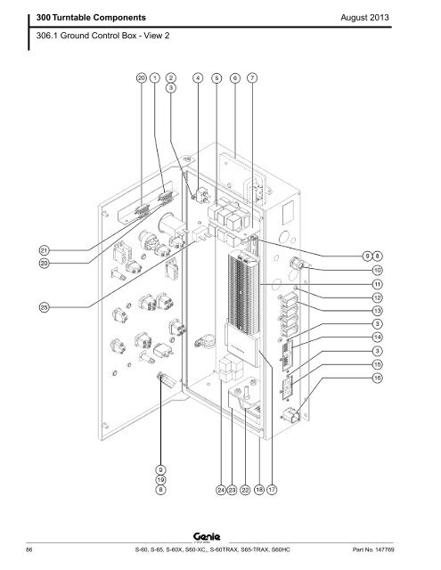 from SN 21001, S-60 / S-65 (PN 147769) - Genie