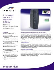 TG862A/S - 802.11n, 4 Port Router, and 2 Voice Lines - Arris