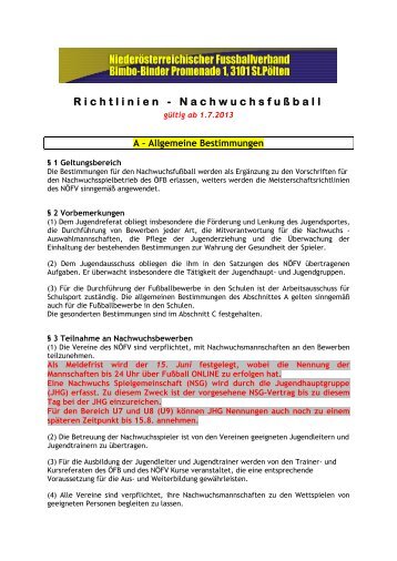 Nachwuchsrichtlinien NoeFV 01 07 13.pdf - JHG Süd